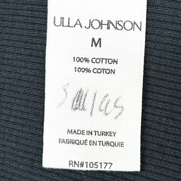 Ulla Johnson Black Ruffle Sleeve Blouse - Picture 9 of 10